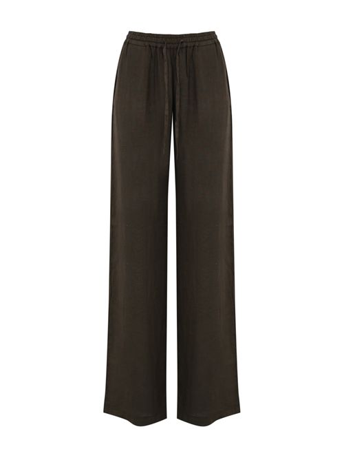 Pantalone in lino con coulisse FAY | NTW8150571T VTWS610